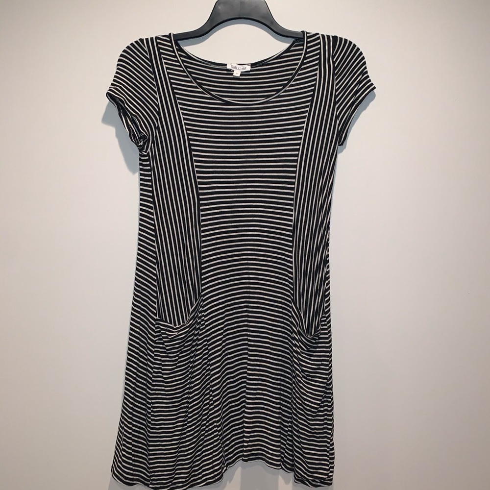 Rolla Coaster Black/White Striped Dress